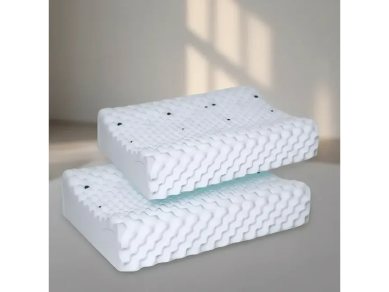 Kit 2 Travesseiros Ortopédico Magnético Cervical Dor Coluna Branco